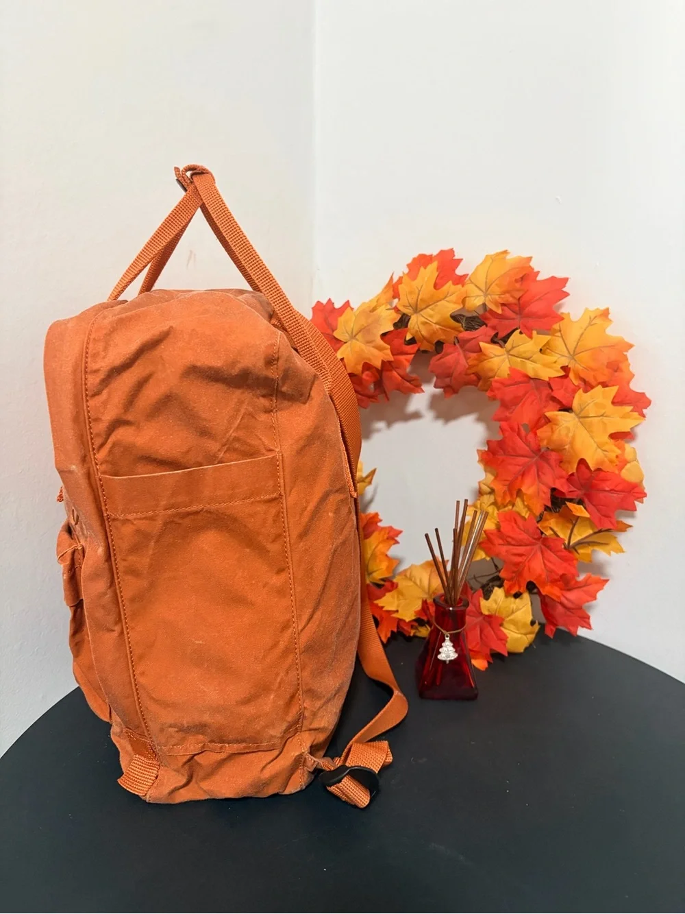Fjallraven Kånken Backpack in Rust Orange Classic size